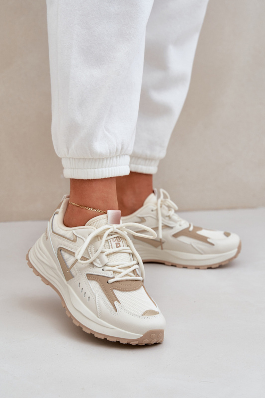 Dámské boty Big Star HI-POLY SYSTEM – béžové Velikost: 36