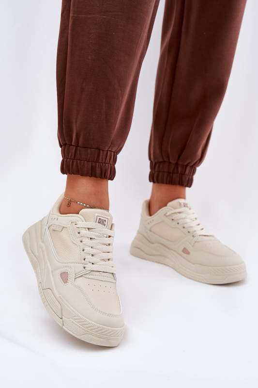 Dámské tenisky Big Star – béžové Velikost: 38