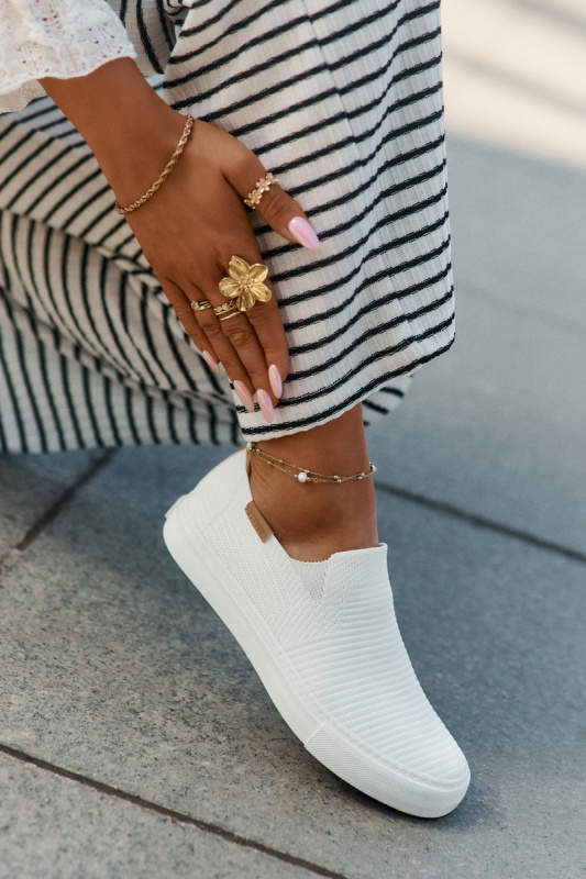 Dámské slip-on Big Star – bílé Velikost: 40