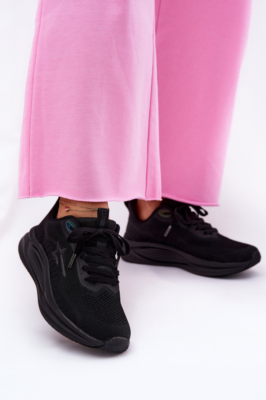 Sportovní Obuv Tenisky Dámské Big Star RR274A144 HI-POLY SYSTEM Černé 37