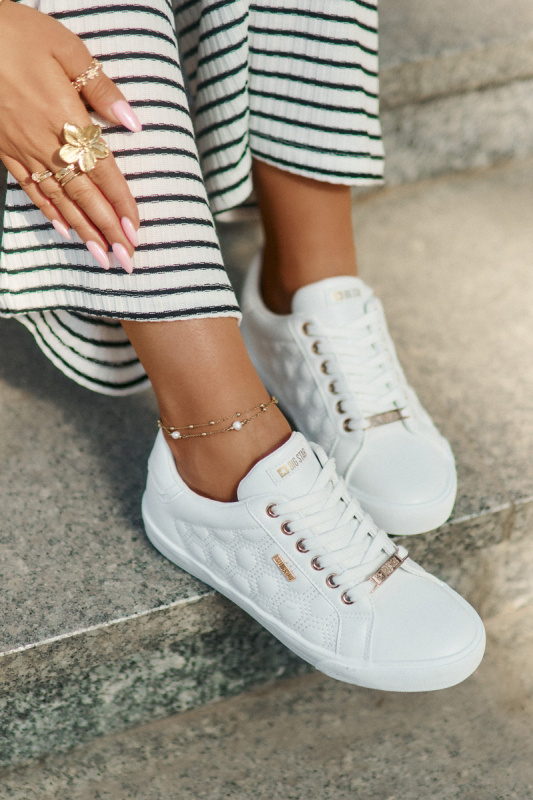 BIG STAR SHOES Dámské Tenisky Z Eko Kůže Big Star