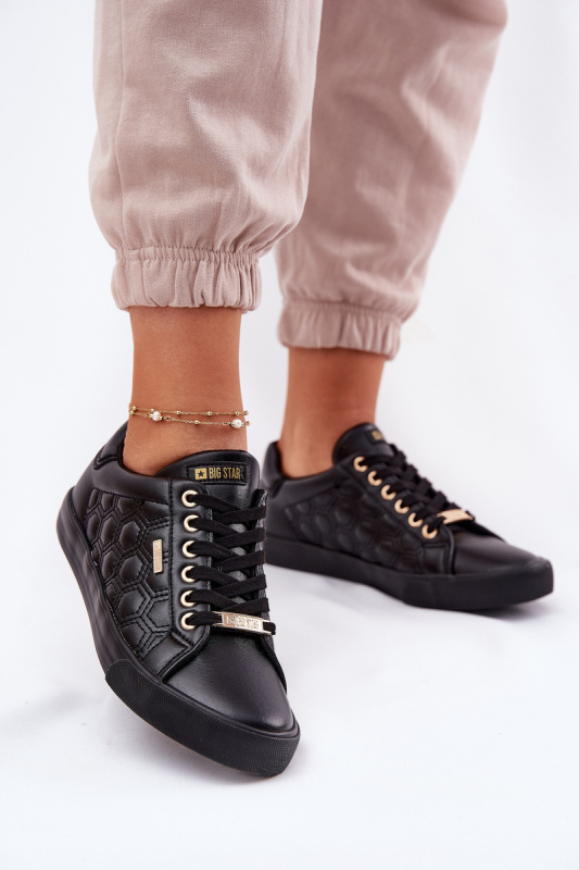 BIG STAR SHOES Dámské Tenisky Z Eko Kůže Big Star