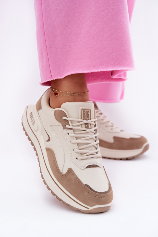 Dámské tenisky Big Star HI-POLY SYSTEM – béžové Velikost: 40