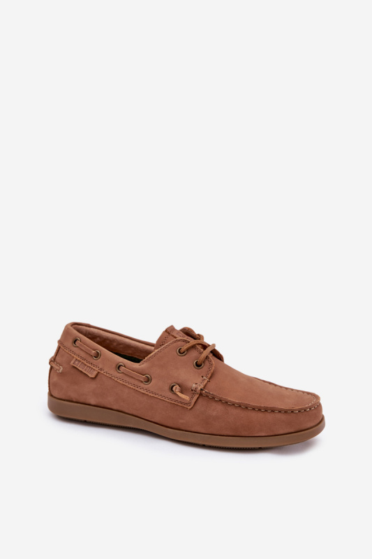 Pánské Kožené Mokasíny Big Star RR174162 Camel 41