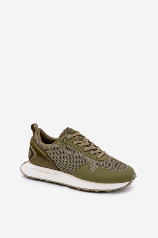 Pánské Sneakersy Na Platformě Big Star RR174360 Hi-Poly System Khaki 43