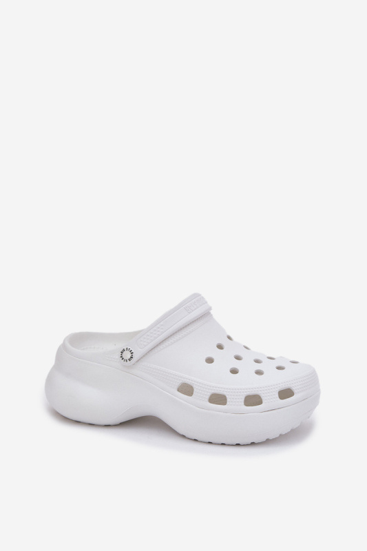 Dámské pěnové pantofle Big Star – bílé Velikost: 39