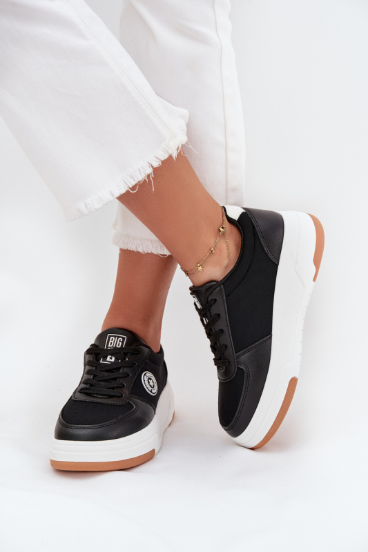 Dámské tenisky na platformě Big Star HI-POLY SYSTEM – černé Velikost: 40