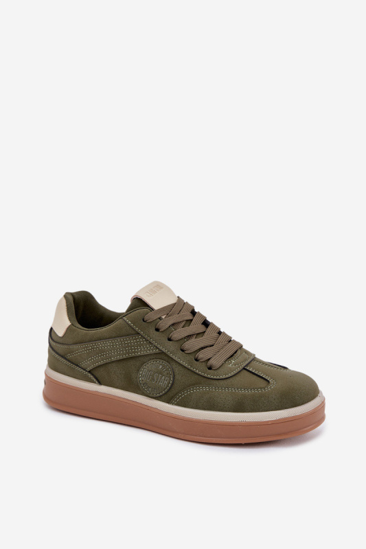 Pánské nízké tenisky Big Star HI-POLY SYSTEM – khaki Velikost: 43
