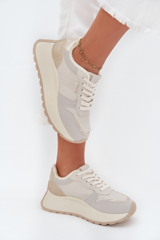 Dámské kožené tenisky Big Star HI-POLY SYSTEM – bílé Velikost: 39