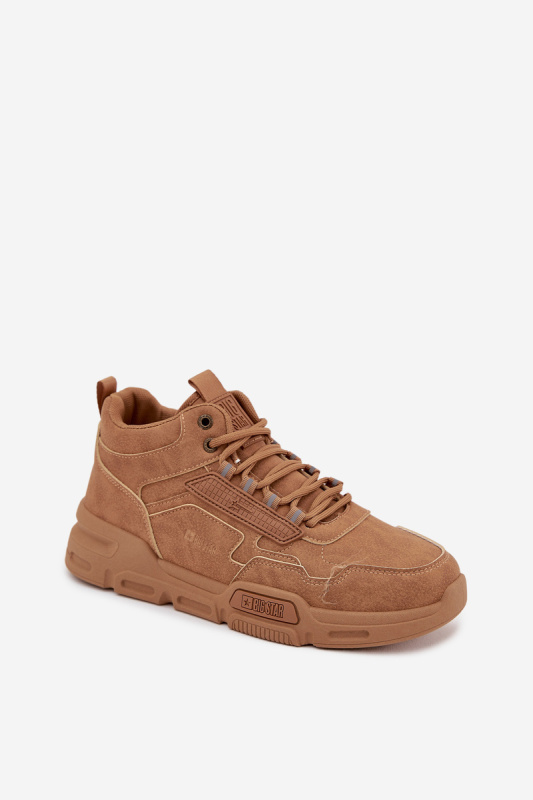 Pánské tenisky Big Star HI-POLY SYSTEM – světle hnědé Velikost: 43