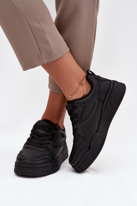 Dámské tenisky na platformě Big Star HI-POLY SYSTEM – černé Velikost: 39