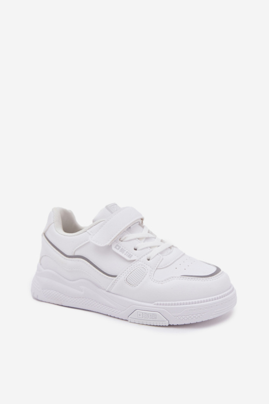 Dětské tenisky na suchý zip Big Star SS374042 Bílé 35