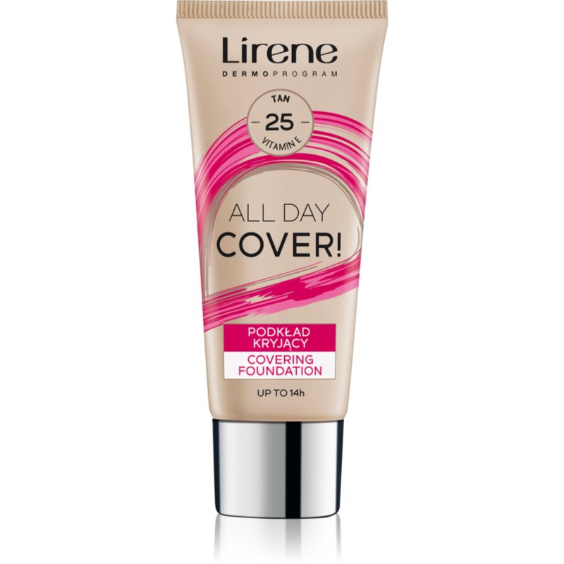 Lirene Vitamin E krycí fluidní make-up odstín 25 Tanned 30 ml