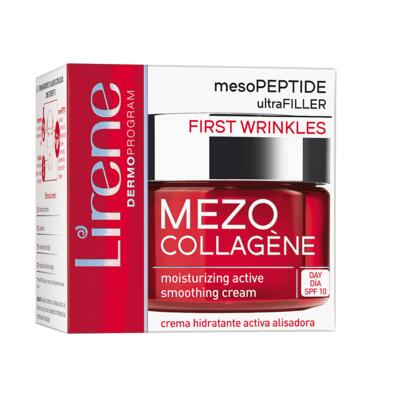 Lirene Mezo Collagène denní hydratační krém s vyhlazujícím efektem SPF 10 40+ 50 ml