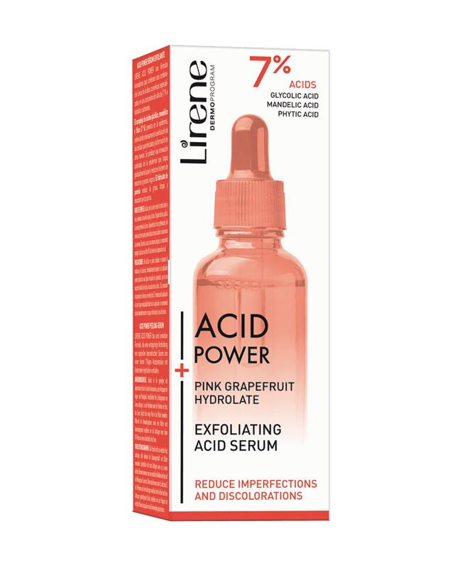 Lirene Acid Power vyhlazující exfoliační sérum 30 ml