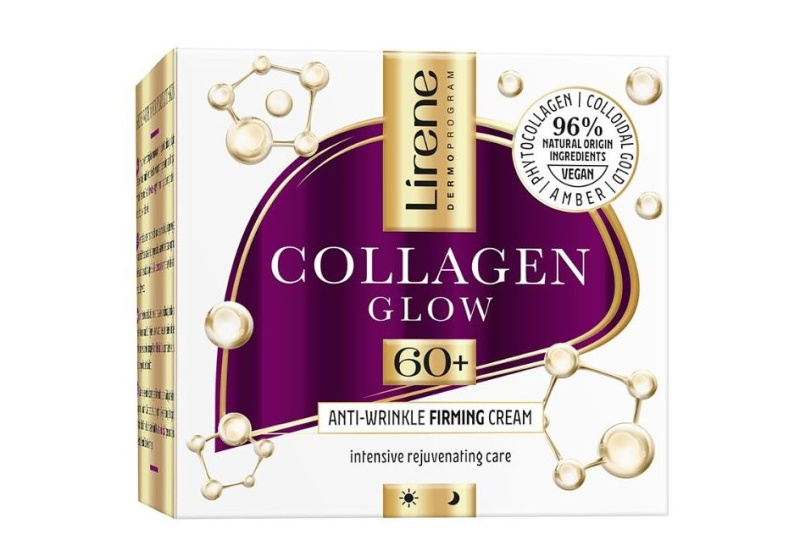 Lirene Collagen Glow 60+ vyhlazující a zpevňující péče pro zralou pleť 50 ml