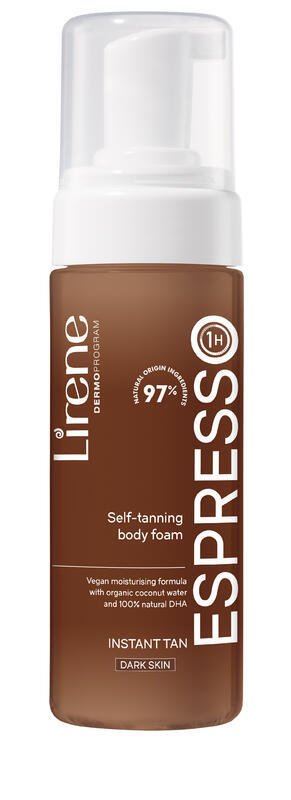 Lirene Perfect Tan samoopalovací pěna pro snědou pokožku na obličej a tělo 150 ml