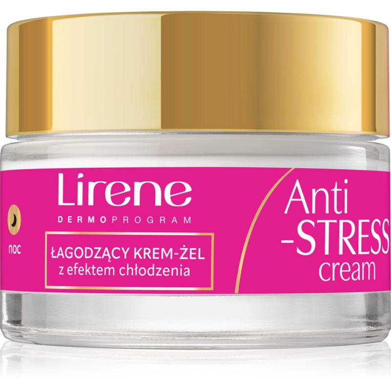 Lirene Skin Energy Anti-Stress Night Gel Cream hydratační a zklidňující gel krém 50 ml