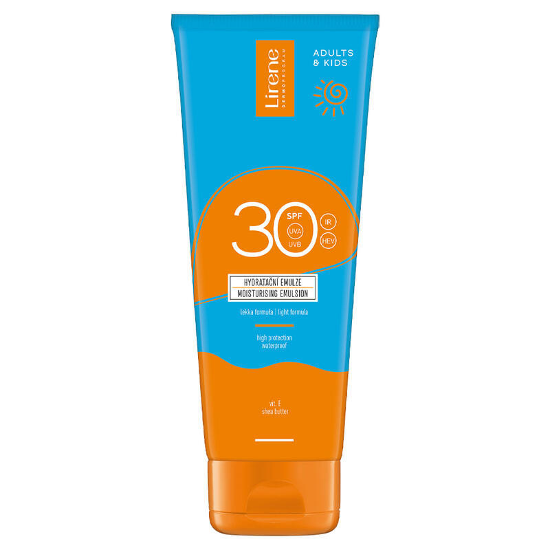Lirene Hydratační emulze na opalování SPF30 200 ml