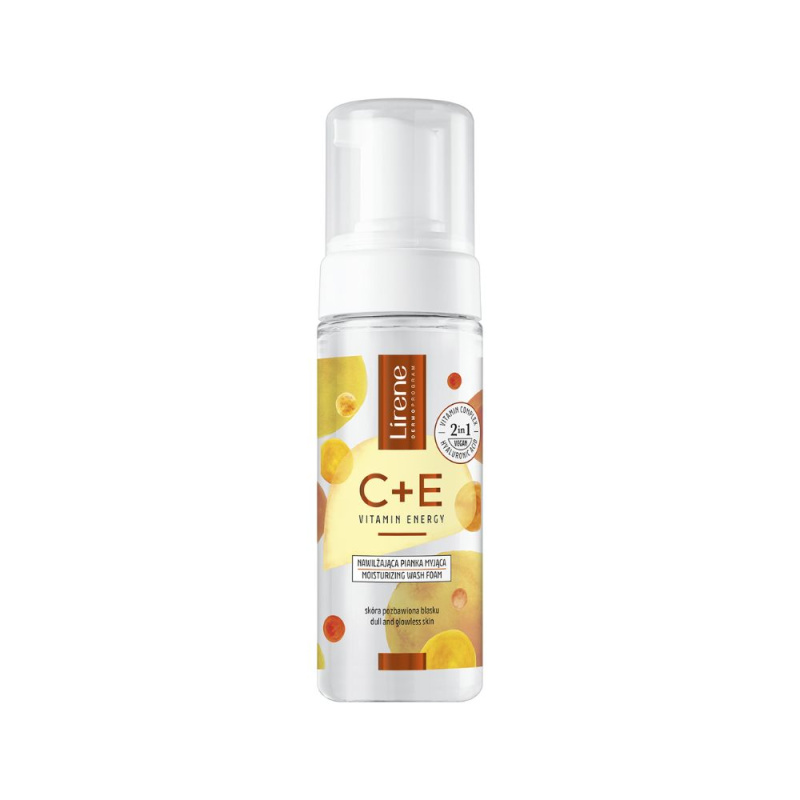 Lirene Vitamin C+E hydratační čisticí pěna s vitamíny C a E 150 ml