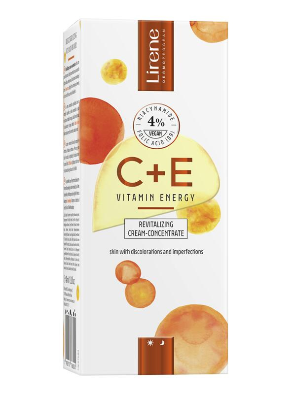 Lirene Vitamin Energy C+E Revitalizující krém-koncentrát 50 ml