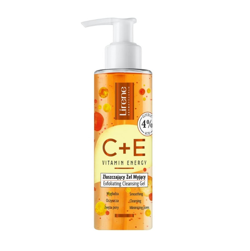 Lirene Vitamin Energy C+E exfoliační čisticí gel 150 ml