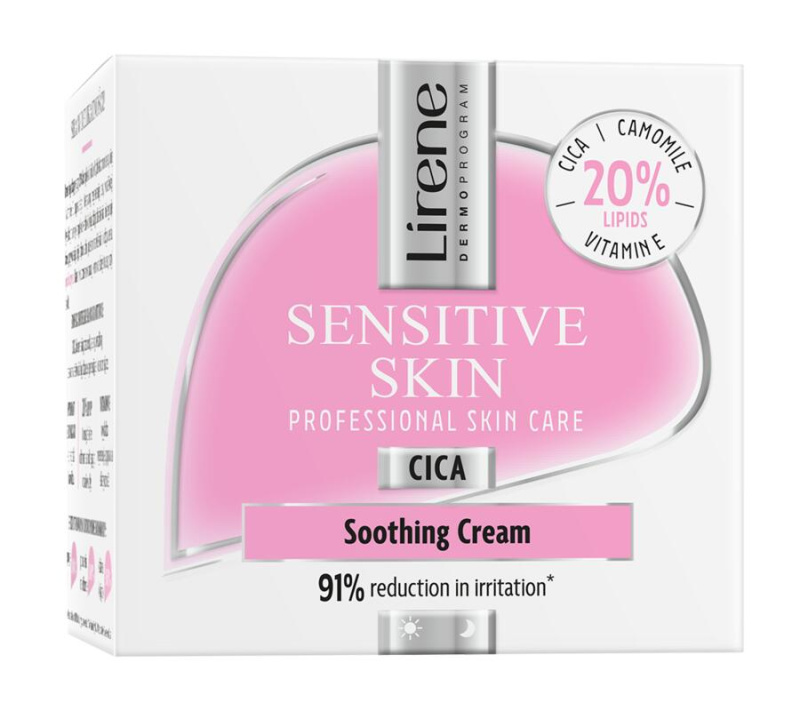 Lirene Sensitive Skin CICA Vyživující krém 50 ml