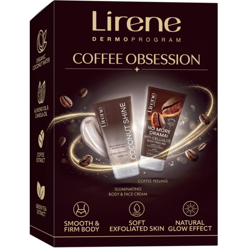 Lirene Coffee Obsession dárková sada pro zpevnění pokožky