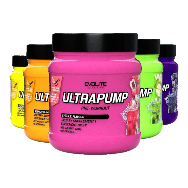 Evolite Nutrition Ultra Pump 420g - červený punč