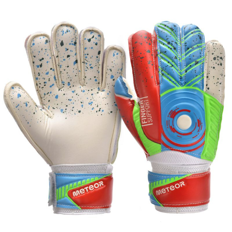 Brankářské rukavice Meteor Defence 9 bílé univerzita