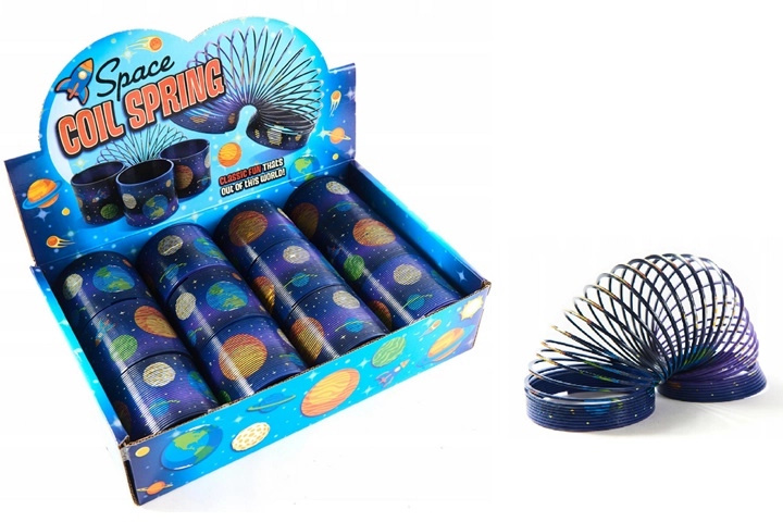 Pružina Slinky Kosmos – 12 ks v displeji