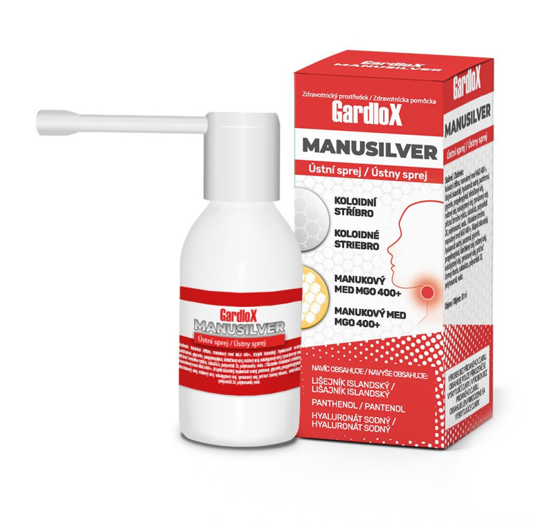 GARDLOX Manusilver ústní sprej 30 ml