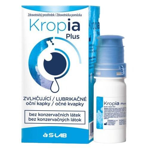 KROPIA Plus zvlhčující oční kapky 10 ml