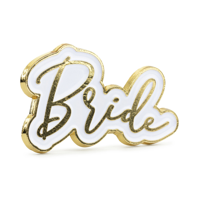 Odznak pro nevěstu Bride – kovový Albi