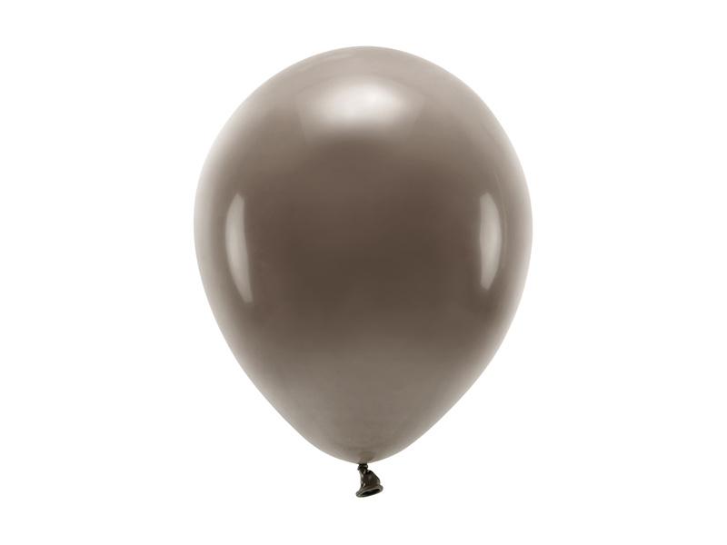 PartyDeco EKO balónek pastelový HNĚDÝ, 26 cm, 100 ks