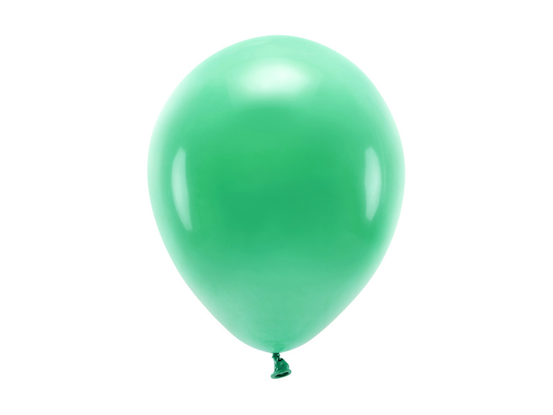 PartyDeco EKO balónek pastelový ZELENÝ, 26 cm, 100 ks