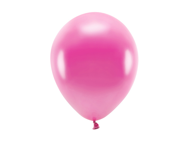 PartyDeco EKO balónek metalický FUCHSIOVÝ, 26 cm, 100 ks
