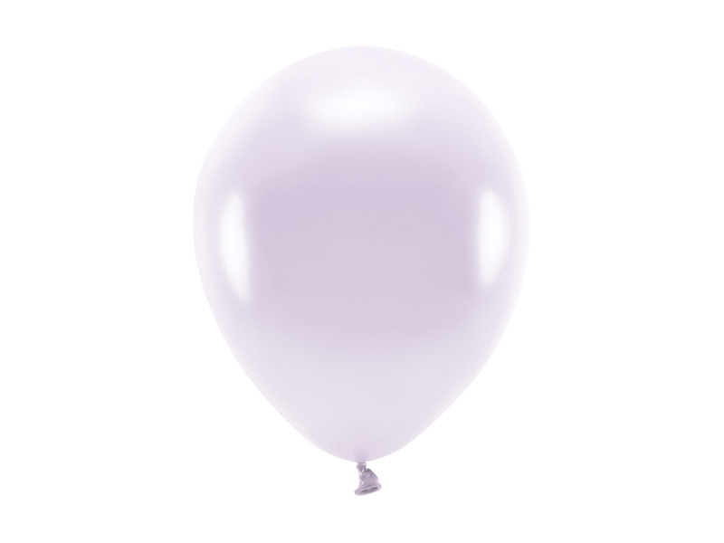 PartyDeco EKO balónek metalický LILA, 26 cm, 100 ks