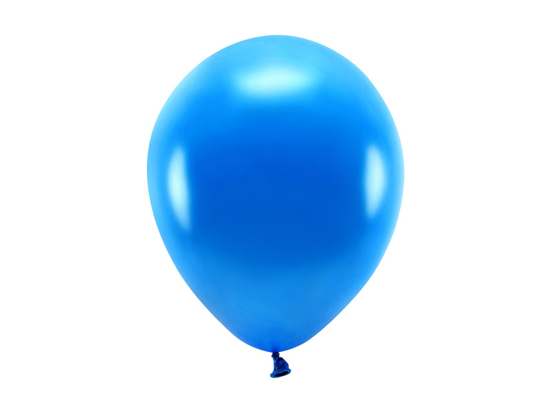 PartyDeco EKO balónek metalický NÁMOŘNICKÁ MODŘ, 26 cm, 100 ks