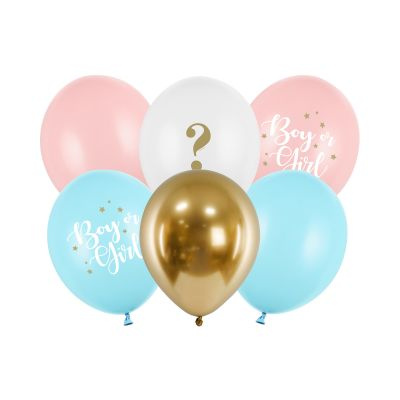 Balónky latexové Baby shower kluk nebo holka 6 ks Albi