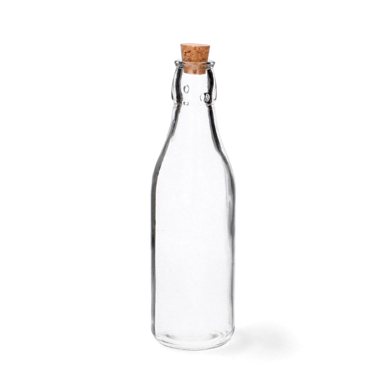 Skleněná láhev s korkem 225 ml