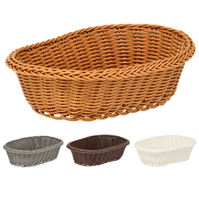 Oválný plastový košík 27 × 20 × 8 cm