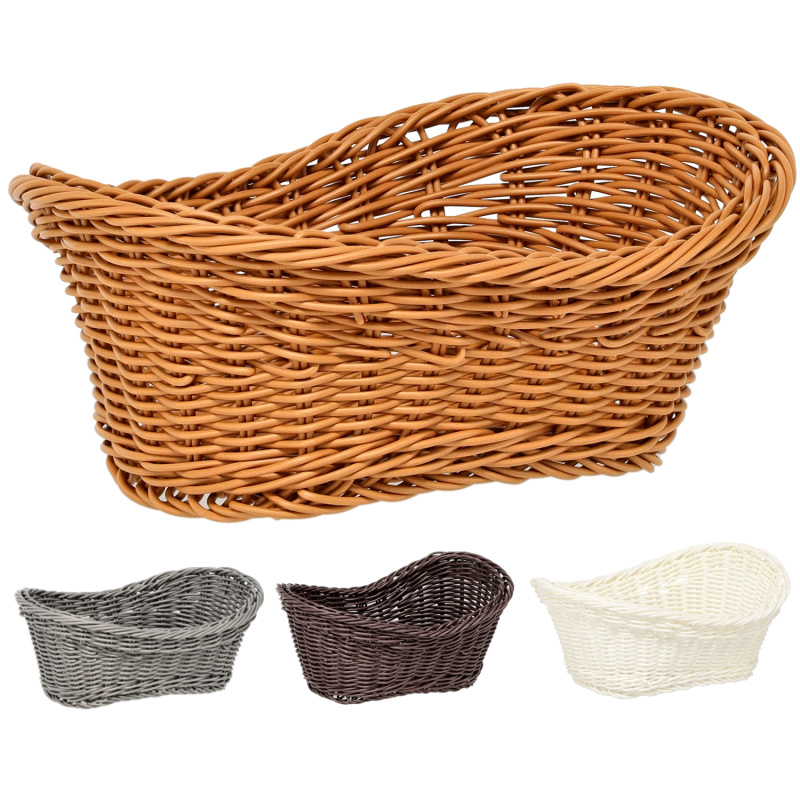 Oválný plastový košík 25 × 16 × 8/11 cm