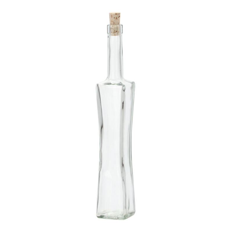 Skleněná láhev Gran Quadro 500 ml se syntetickým korkem 19 mm