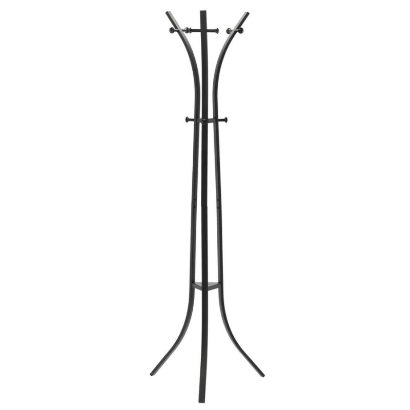 Aldotrade Věšák stojící HEMDE 184 cm, černá