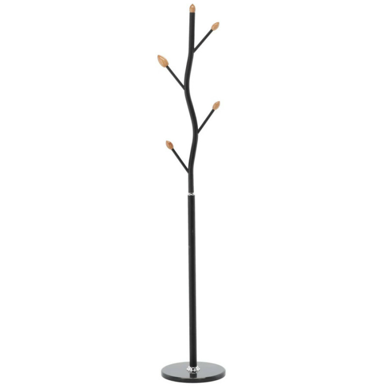 Aldotrade Věšák stojící BUNGUND 170 cm, černá