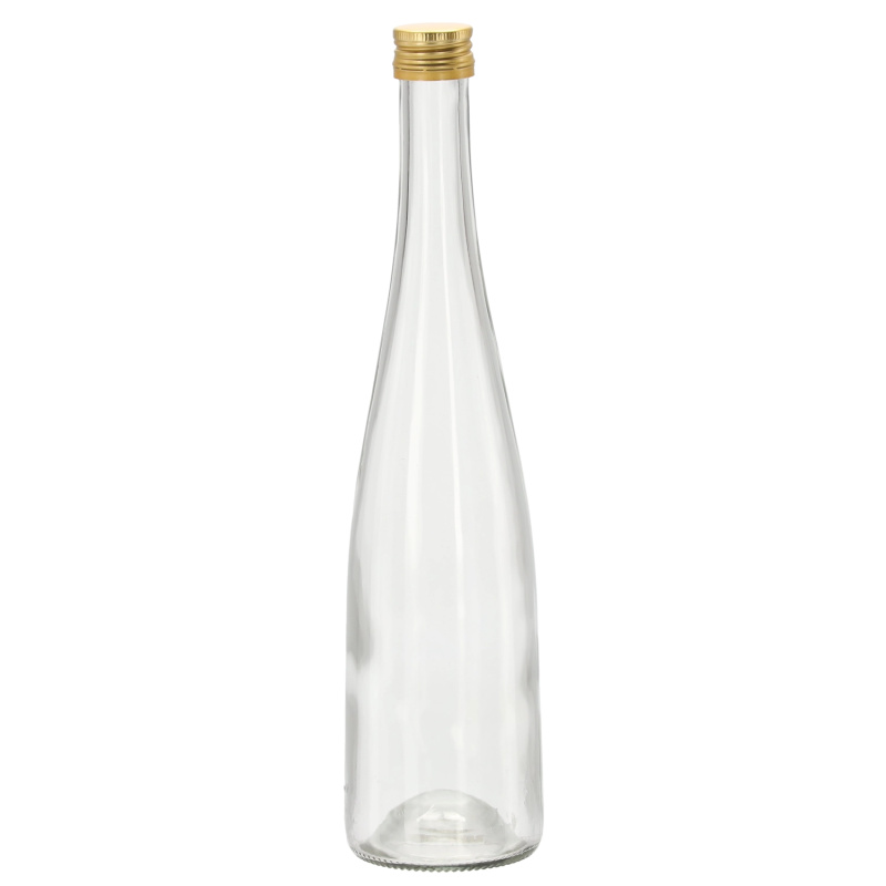 Skleněná láhev Belvedere 500 ml se šroubovacím uzávěrem 28 mm