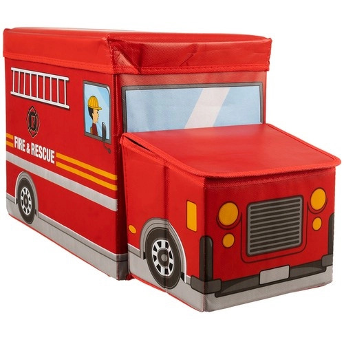 Kruzzel Box Hasičské auto 53 x 26 x 31,5 cm 22489