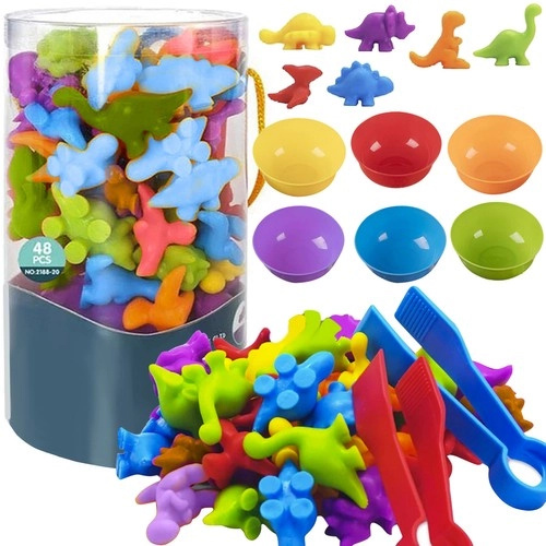 Kruzzel 22496 Dinosauři vzdělávací sada 48 ks