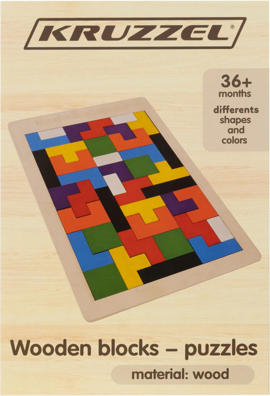 Kruzzel 22667 skládačka Tetris